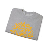 Mesoamerican Sun Face Unisex Sweatshirt