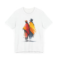 Andean Couple Poncho Art Unisex T-Shirt