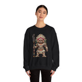 Temple Guardian Pixel Warrior Unisex Sweatshirt