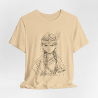 Inca Warrior Girl Fierce Heritage Ink Art Unisex T-Shirt