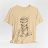 Inca Warrior Girl Fierce Heritage Ink Art Unisex T-Shirt