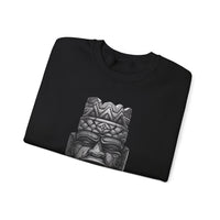 Mesoamerican Monolith Head Unisex Sweatshirt