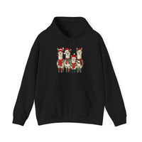 Inca Christmas Llama Family from the Andes Unisex Hoodie