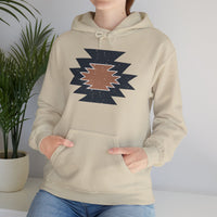 Minimal Southwest Tribal Rug Pattern Illustration Unisex Hoodie