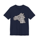 Quetzalcóatl Serpent Head Illustration Unisex T-Shirt