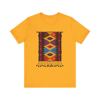 Indigenous Andean Geometric Textile Pattern Unisex T-Shirt