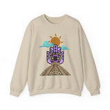 Eye of the Sun Pyramid Illustration Unisex Sweatshirt