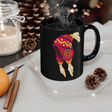 Peru Culture Ethnic Chullo Black Mug