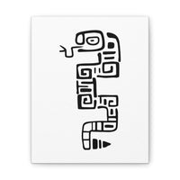 Serpent Mayan Animal Canvas
