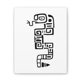 Serpent Mayan Animal Canvas