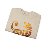 Aztec Jaguar Warrior Glyph Symbol Unisex Sweatshirt