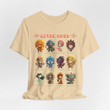 Aztec Gods Chibi Characters Pantheon Unisex T-Shirt