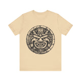 Mayan Jaguar Deity Woodcut Style Unisex T-Shirt