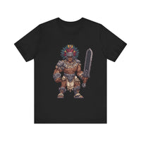 Obsidian Blade Fighter Pixel Art Unisex T-Shirt