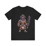 Obsidian Blade Fighter Pixel Art Unisex T-Shirt