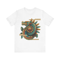 Feathered Serpent Sun Spiral Unisex T-Shirt