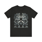 Obsidian Blade Warriors Aztec Glyph Style Unisex T-Shirt