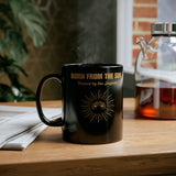 Sun Born Jaguar Guardian Black Mug