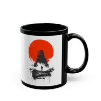 Tikal Mayan Temple Minimalist Art Black Mug