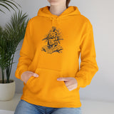 Jaguar Warrior Ink Drawing Unisex Hoodie