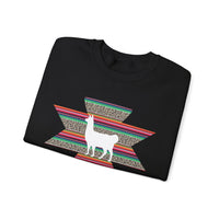 Andean Llama Fiesta Illustration Unisex Sweatshirt