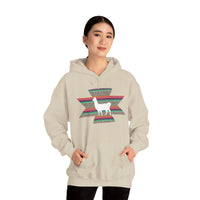 Andean Llama Fiesta Illustration Unisex Hoodie