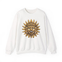 Pixel Art Inca Sun God 8-Bit Retro Style Unisex Sweatshirt