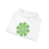 Aztec Plant Spiral Symbol Unisex Hoodie