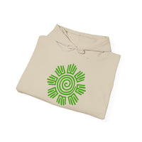 Aztec Plant Spiral Symbol Unisex Hoodie