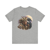 Ancient Inca Shaman with Condor Companion Unisex T-Shirt