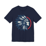 Tribal Visionary Chief Emblem Illustration Unisex T-Shirt