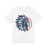 Tribal Visionary Chief Emblem Illustration Unisex T-Shirt