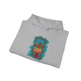 Glitter Serape Cactus on Leopard Burst Illustration Unisex Hoodie