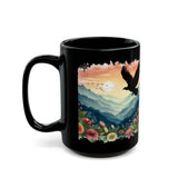Andean Condor Inca Spirit Above Misty Andes Black Mug