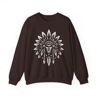 Sacred Tribal Chief Emblem Illustration Unisex Sweatshirt