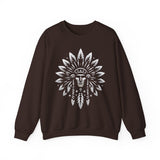 Sacred Tribal Chief Emblem Illustration Unisex Sweatshirt