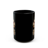 Watercolor Tribal Aztec Warrior Black Mug