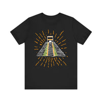 Mexico Monument Chichen Itzá Doodle Unisex T-Shirt