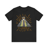 Mexico Monument Chichen Itzá Doodle Unisex T-Shirt