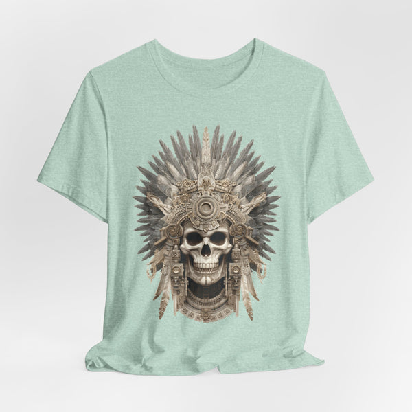 Mictlantecuhtli Skull Headdress Unisex T-Shirt