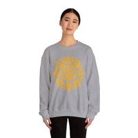 Mesoamerican Sun Face Unisex Sweatshirt