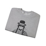 Distress Peruvian Traditional Woman Unisex Sweatshirt