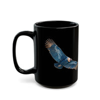 Inca Andean Condor in Flight Black Mug