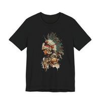 Watercolor Tribal Aztec Warrior Unisex T-Shirt