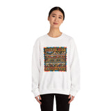 Pre-Columbian Tribal Stripe Pattern Unisex Sweatshirt