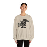 Aztec Bold Bird Illustration Unisex Sweatshirt