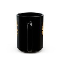 Celestial Mayan Bird Symbol Black Mug
