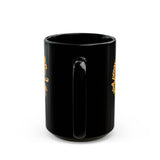 Celestial Mayan Bird Symbol Black Mug