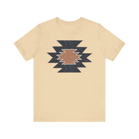 Minimal Southwest Tribal Rug Pattern Illustration Unisex T-Shirt