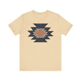 Minimal Southwest Tribal Rug Pattern Illustration Unisex T-Shirt